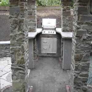 stone kitchen